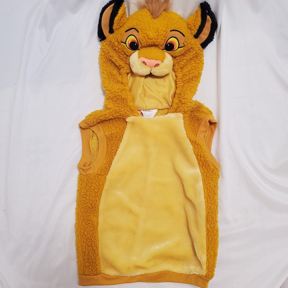 Disney Lion King Simba Kids Deluxe Plush Vintage Costume Toddler Size 2-4